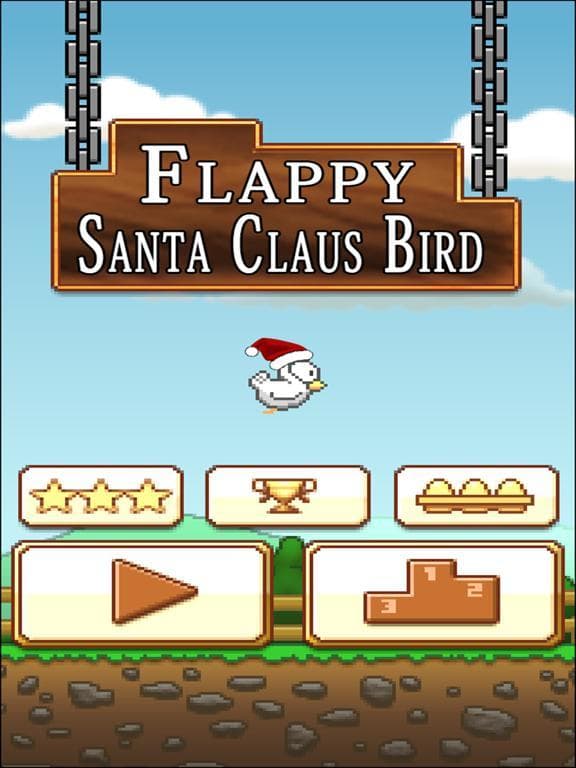 Flappy Santa Claus Bird - Impossible Xmas flying adventure! screenshot 2