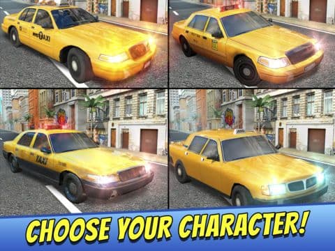 Taxi Racer . Crazy Cab Car Driver Simulator Games Top Free screenshot 3