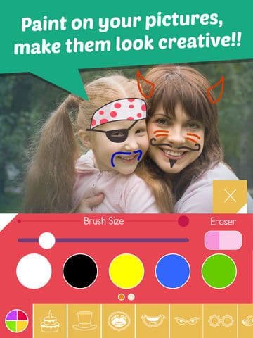 StickonPic Photo booth: Fun sticker app editor and props for adults screenshot 3