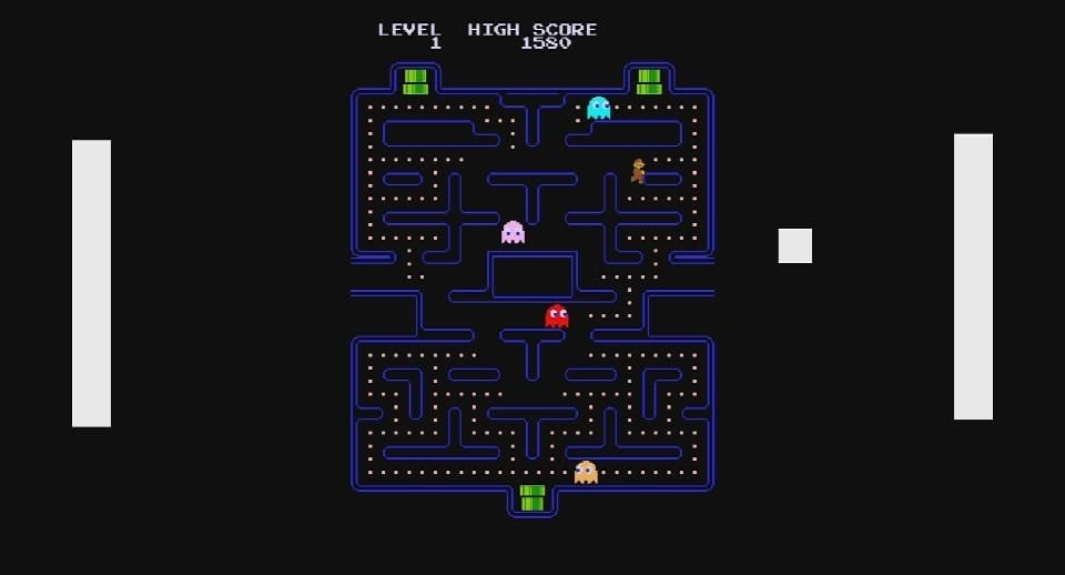 Pac-Man x Mario x PONG screenshot 3