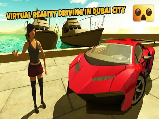 VR Car Driving Simulator: VR Game for Google Cardboard screenshot 2