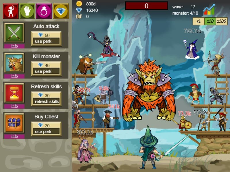 Click and fight