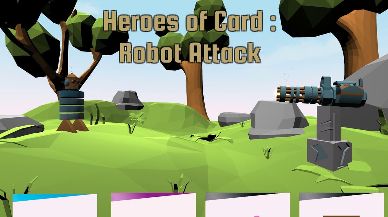 Heroes of Card: Robot Attack screenshot 2