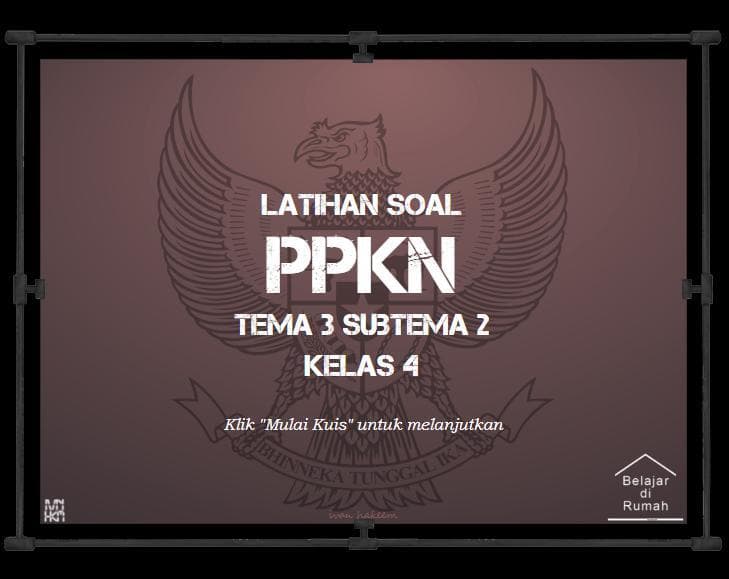 Latihan Soal Kelas 4 - PPKn - Tema 3 Subtema 2
