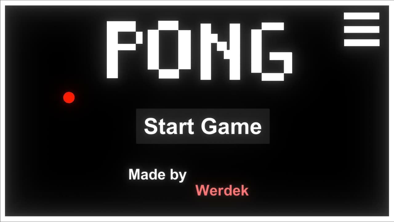 PONG (itch) (Werdek) screenshot 2