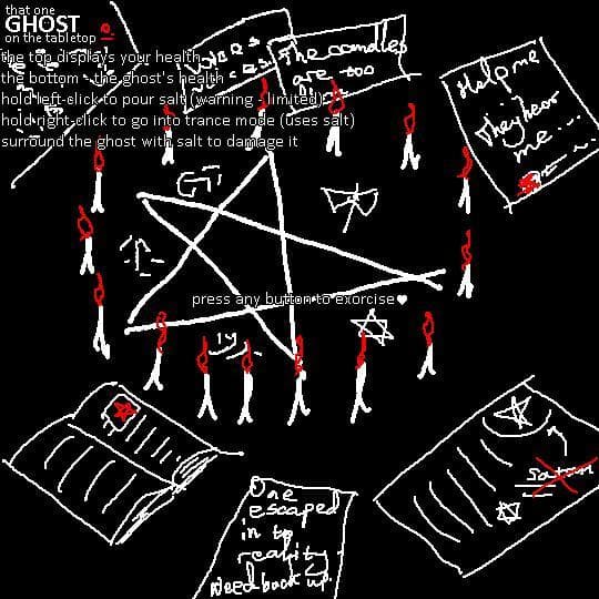 that one ghost on the tabletop