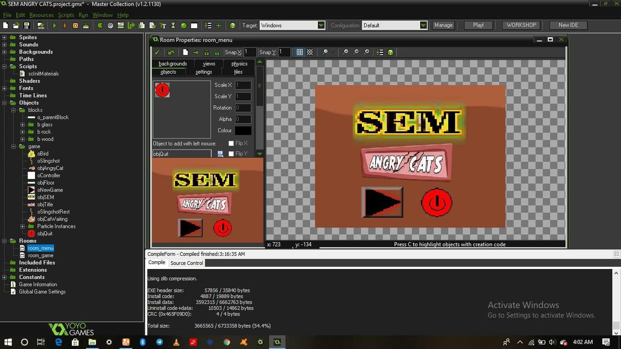SEM ANGRY CATS screenshot 2