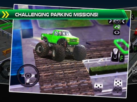 Monster Truck Parking Simulator - 3D Car Bus Driving & Racing Games screenshot 3