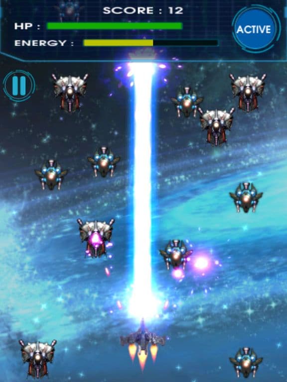 A Battle Classic Aircraft Fighter :Space Explosion