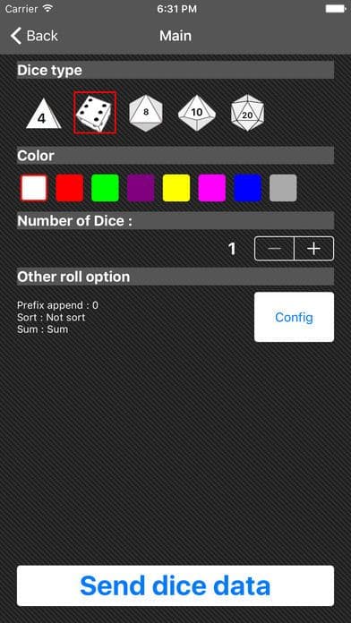 Remote dice for Virtual RPG Board