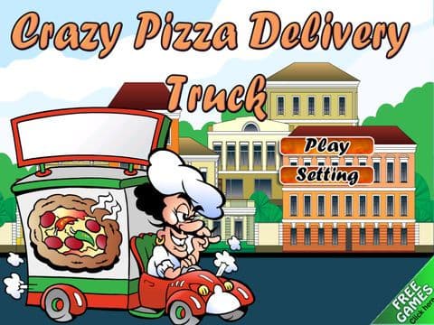 Crazy Pizza Delivery Truck screenshot 2