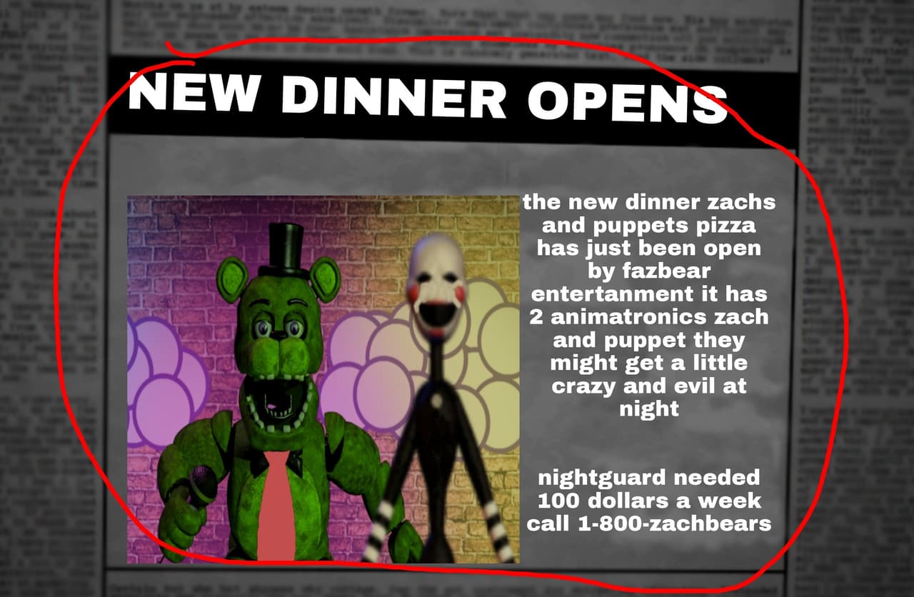 One Night at Zach and Puppets Pizza screenshot 3