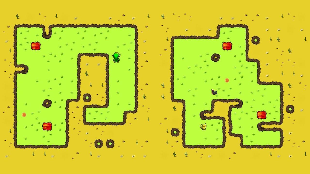Two Mazes One Controller