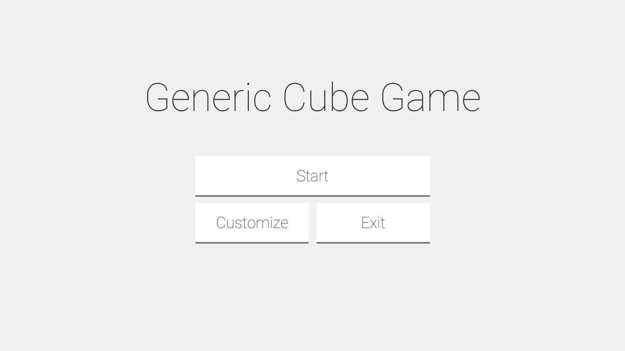 Generic Cube Game (kennymakesgames) screenshot 2