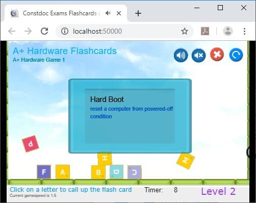 CramFLASH A+ Hardware 40 Random FlashCards screenshot 3