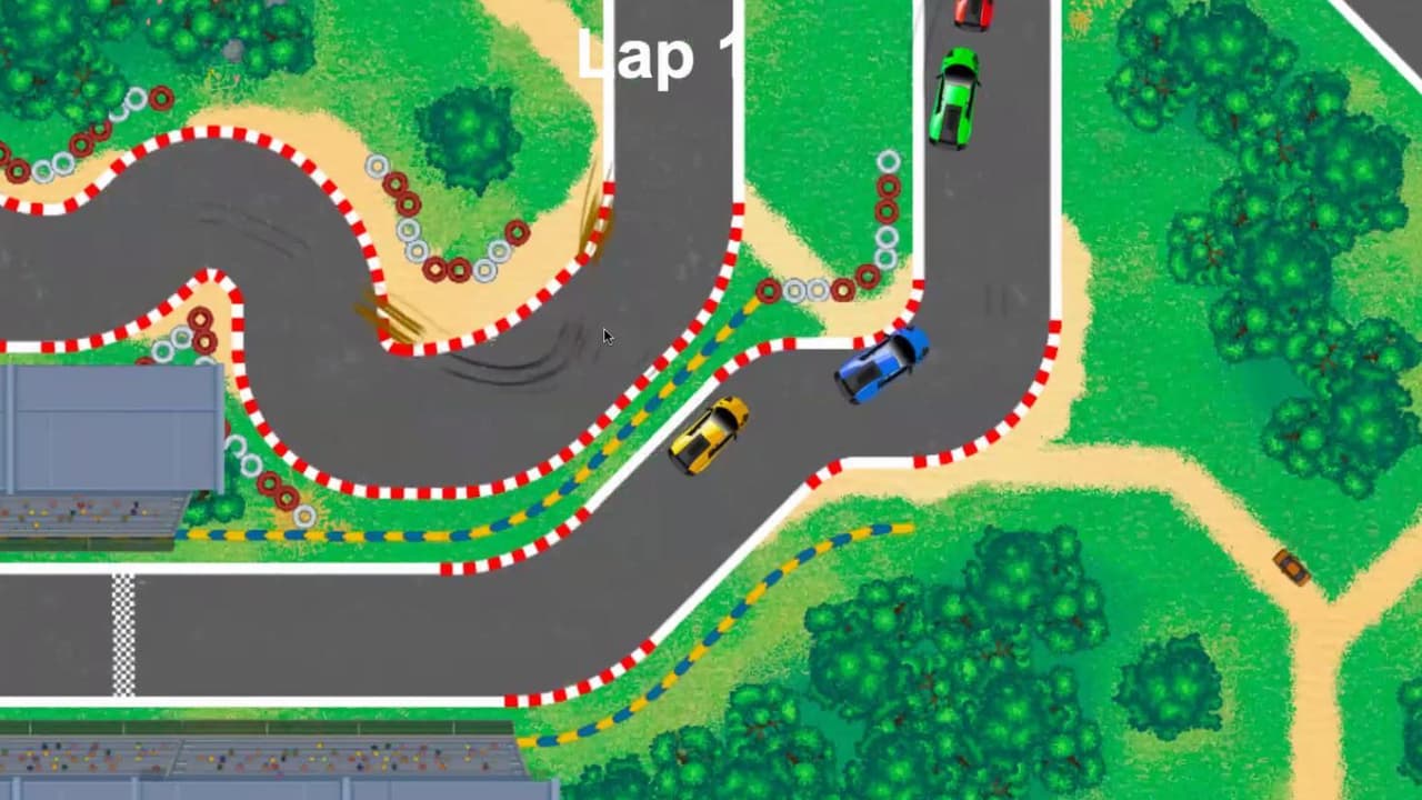 RACING GAME (itch) (FireTruckMatt3635) screenshot 2