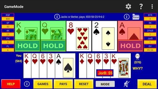 Play Perfect Video Poker Pro screenshot 3