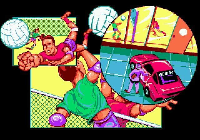OCEAN BEACH VOLLEY - Sega Megadrive