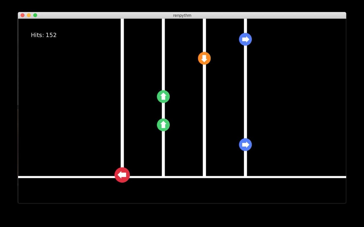 RenPy Rhythm Game screenshot 2