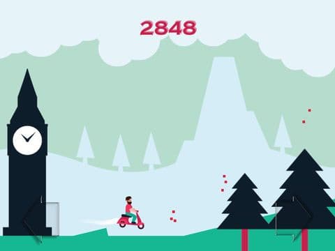 Scooter Rush - Uphill Climbing Bike Race screenshot 5