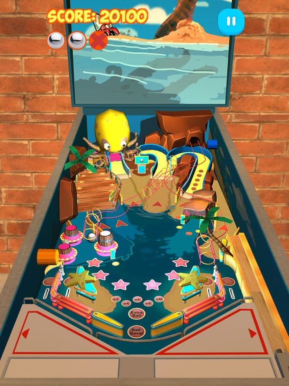 Pinball Challenge - Octopus Island 3D