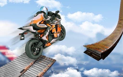 Bike Impossible Tracks Race: 3D Motorcycle Stunts screenshot 2
