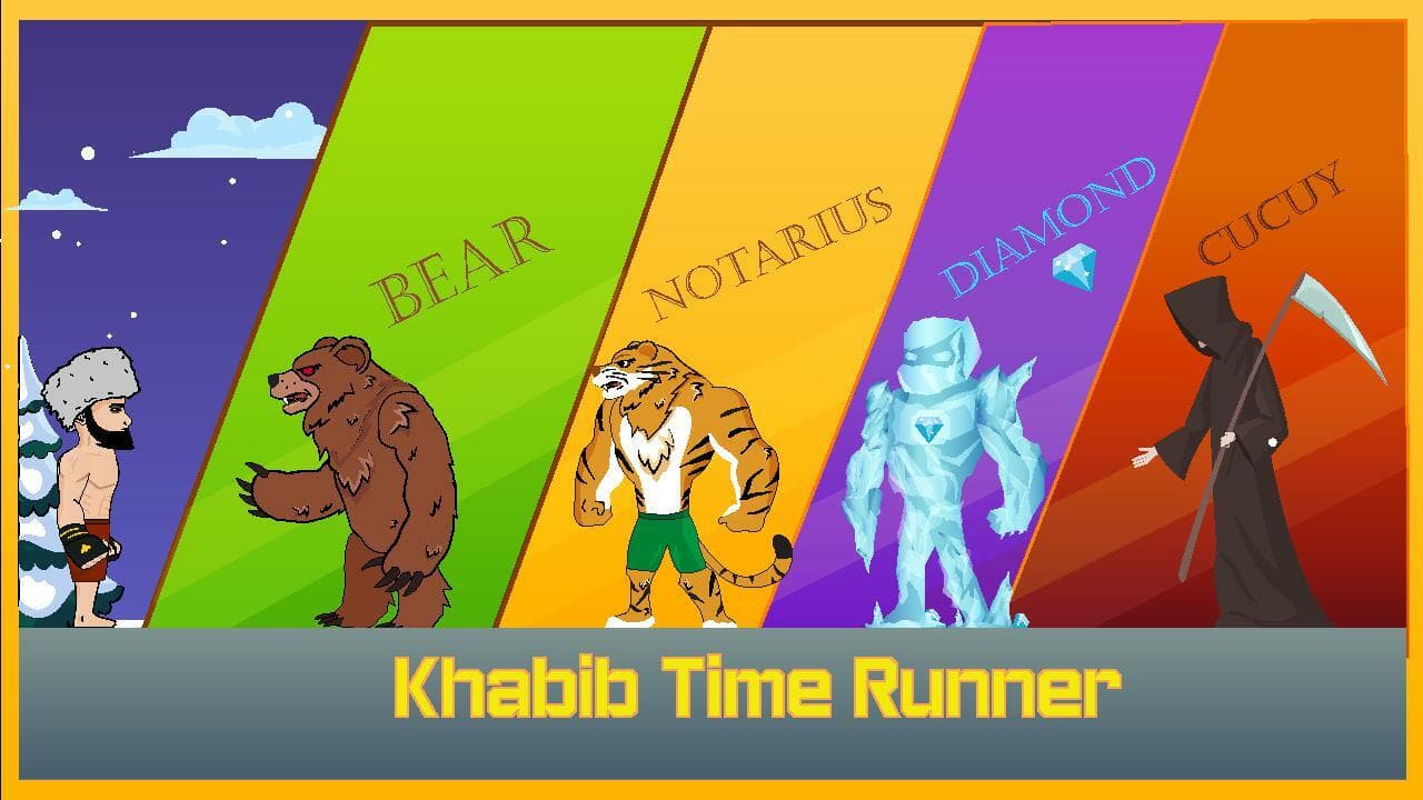 Khabib Time Runner 2D screenshot 2