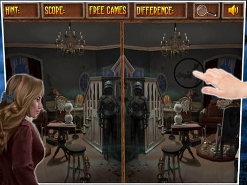 Hunted House The Dark Manor Ghost Hidden Objects & Find The Difference