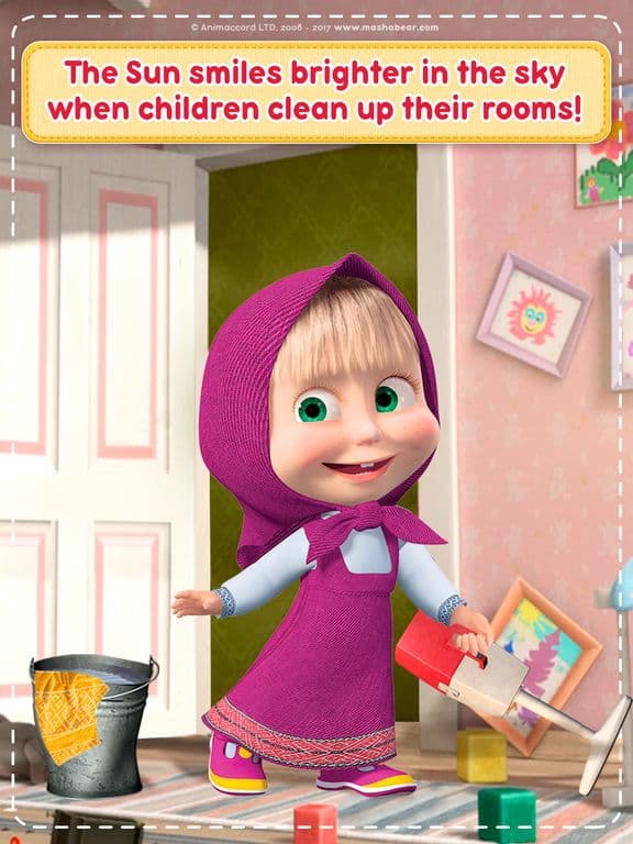 Masha and the Bear Clean House screenshot 2