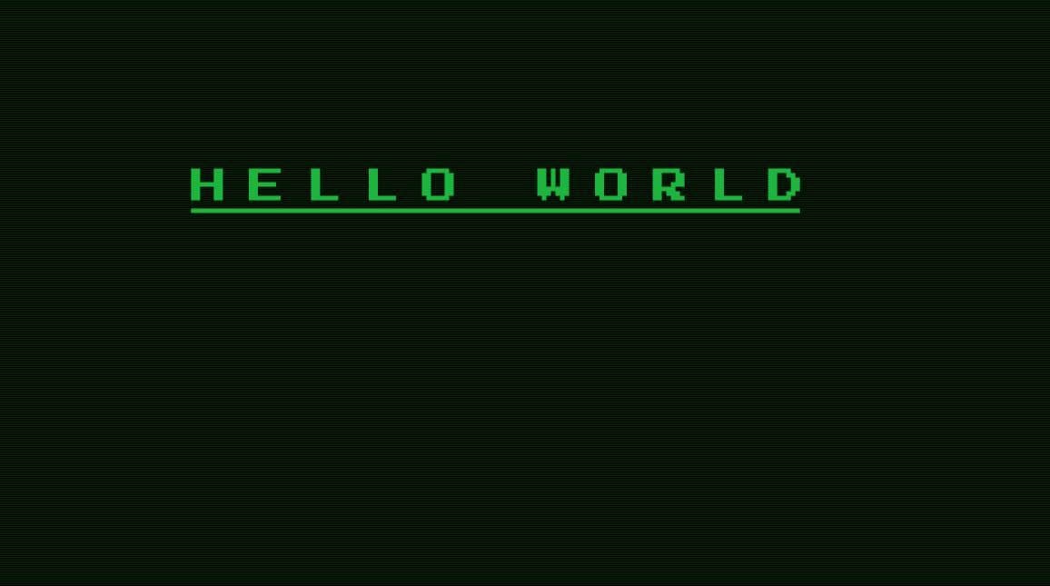 Hello World (thepixelfactory)