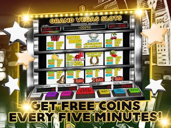 Grand Vegas Slots Machine - Classic Five Reel