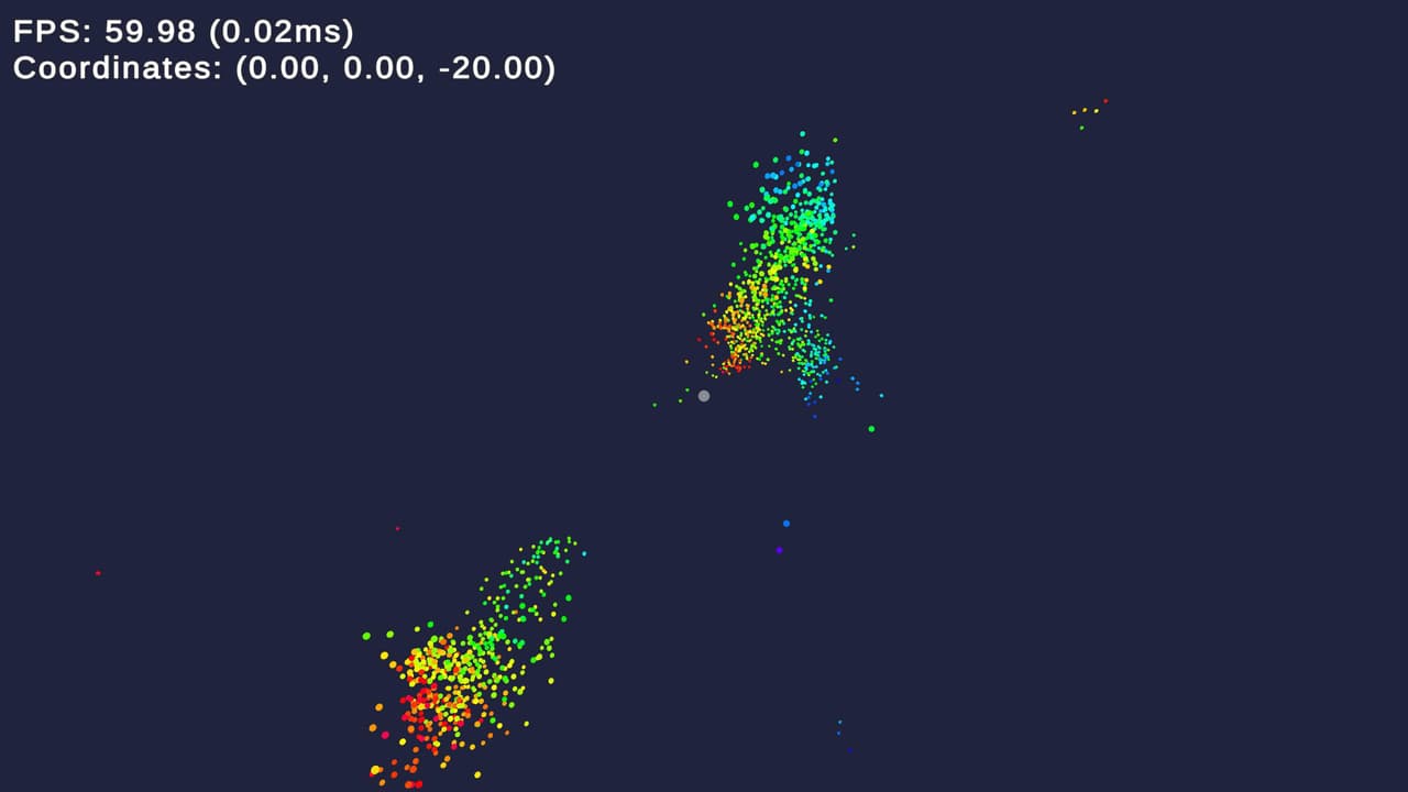 Boid Simulation screenshot 2