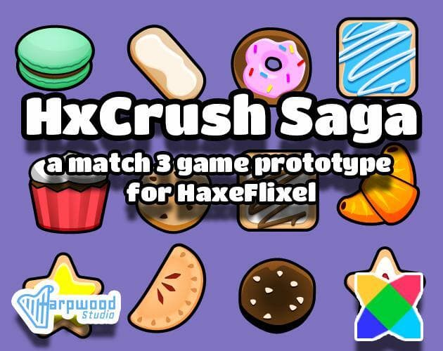 HxCrush Saga - A match 3 game prototype for HaxeFlixel