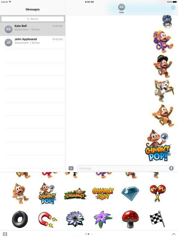 Chimpact Sticker Pack screenshot 3