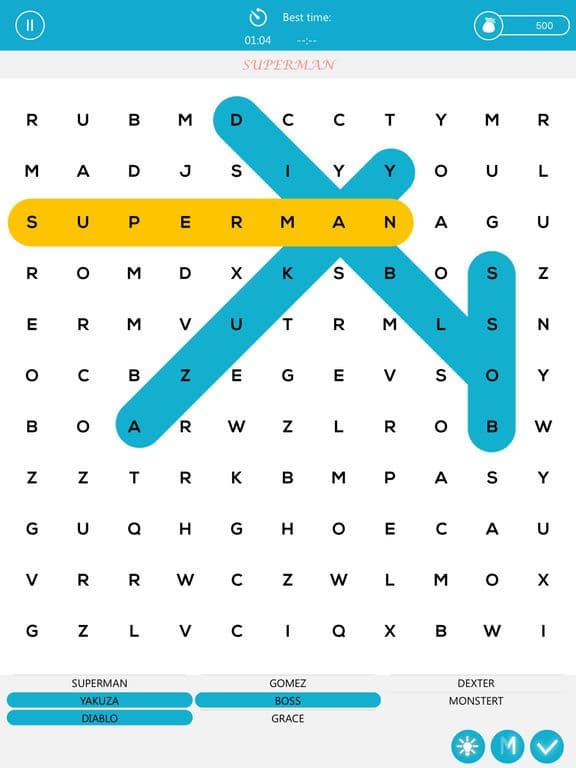 Word Search Game for Marvel & DC: Suicide Squad Edition screenshot 2