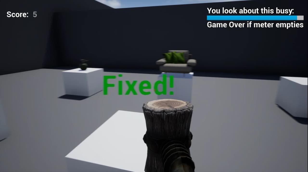GGJ20 - Every Problem Looks Like A Nail screenshot 5