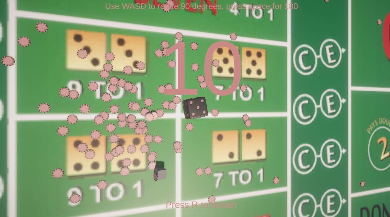 The flying dice roll screenshot 2