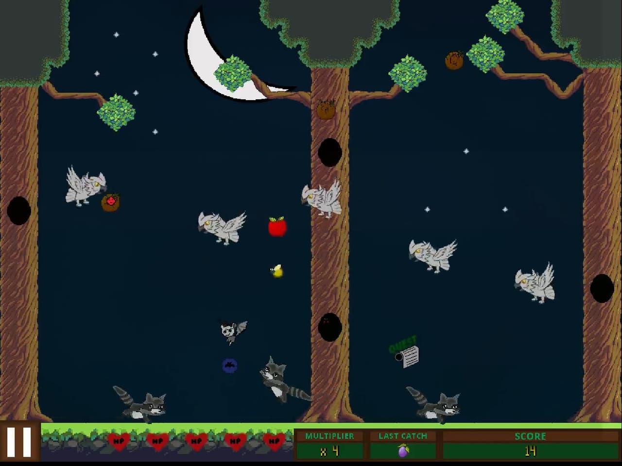 Kōmori Fruit Rush screenshot 3