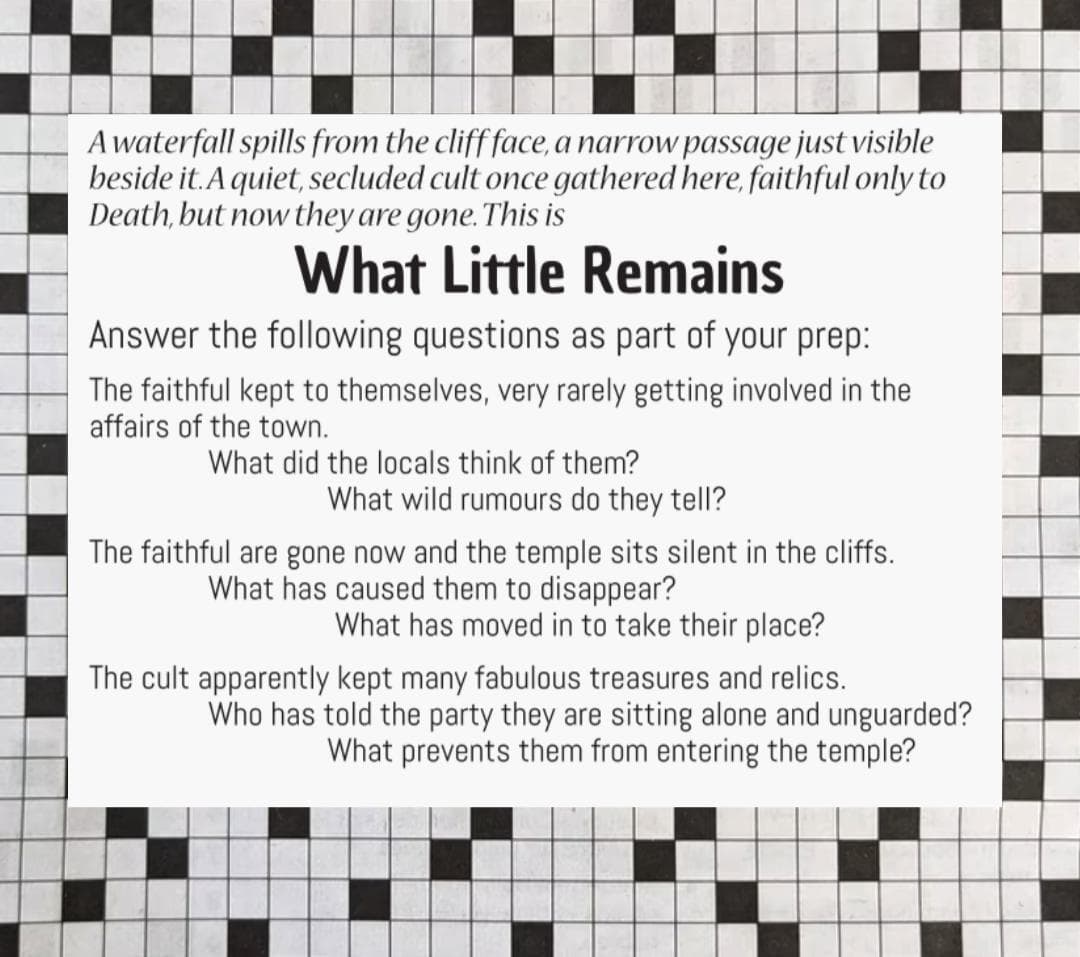 What Little Remains (Crossword Dungeon)