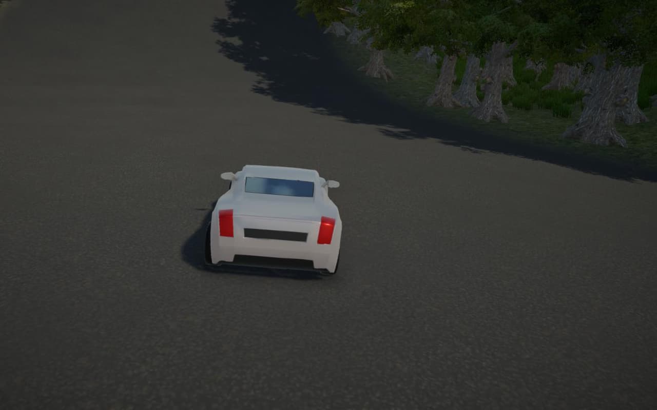 Driving in the forest: Simulator