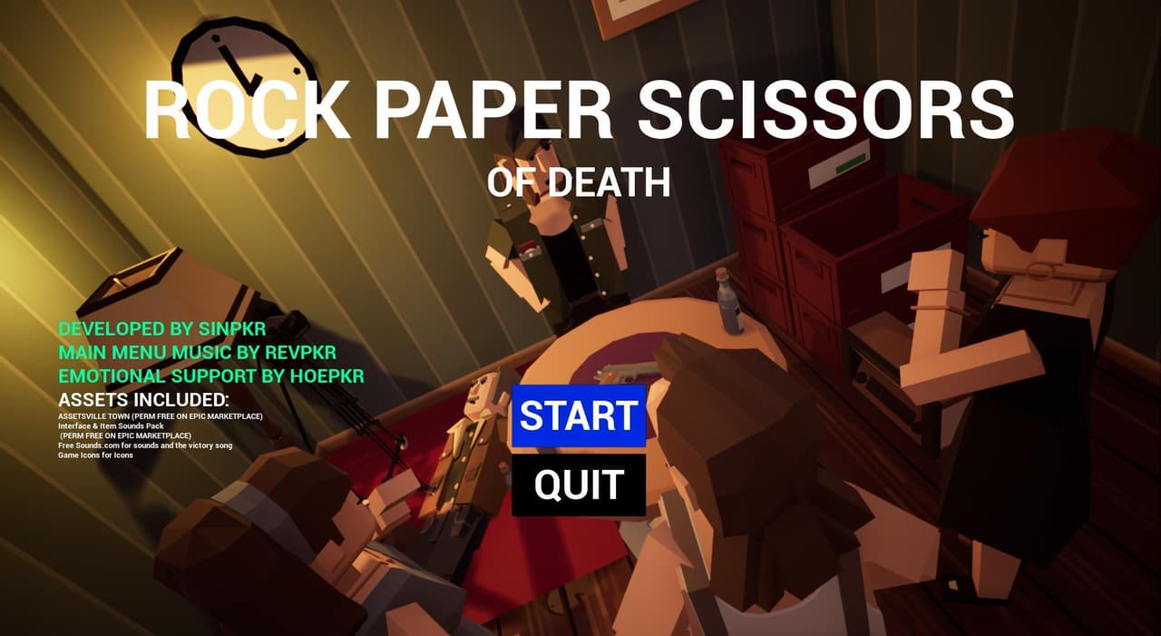 ROCK PAPER SCISSORS OF DEATH