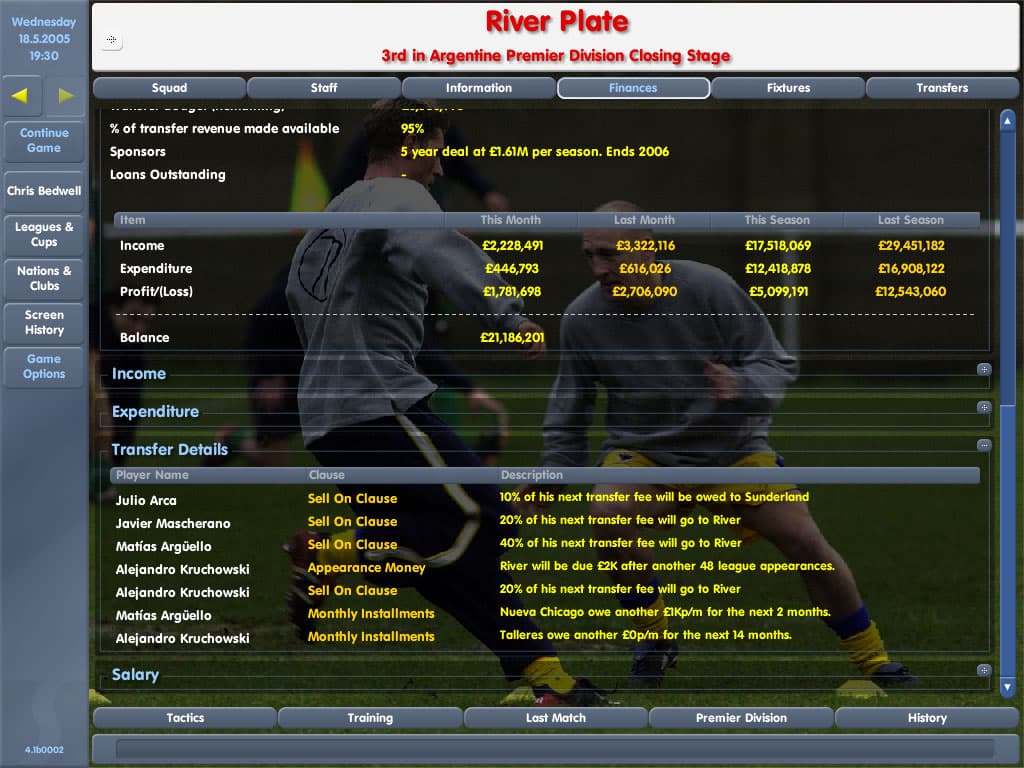 Championship Manager Season 03/04 screenshot 5