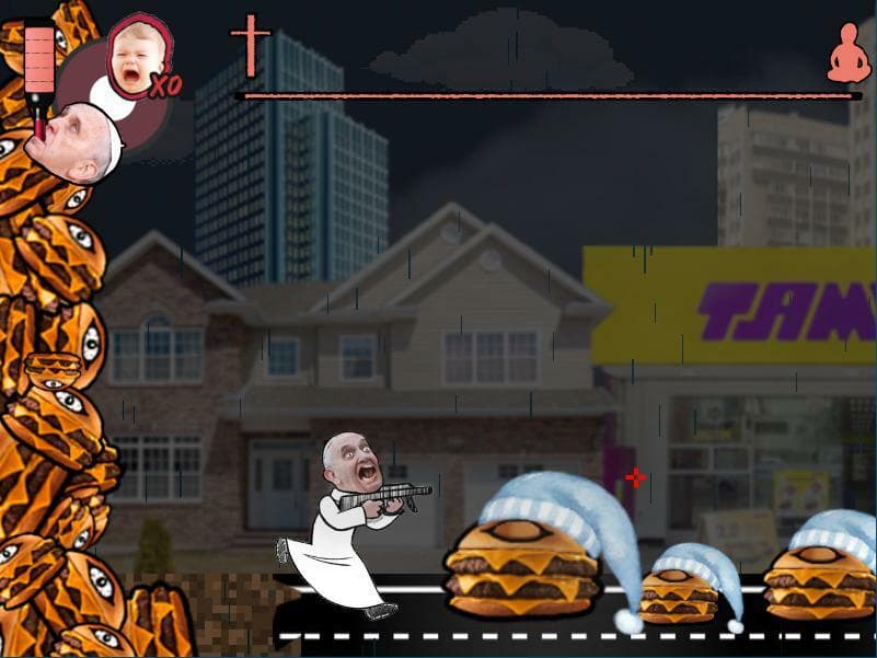 El Papa vs Hamburguesas