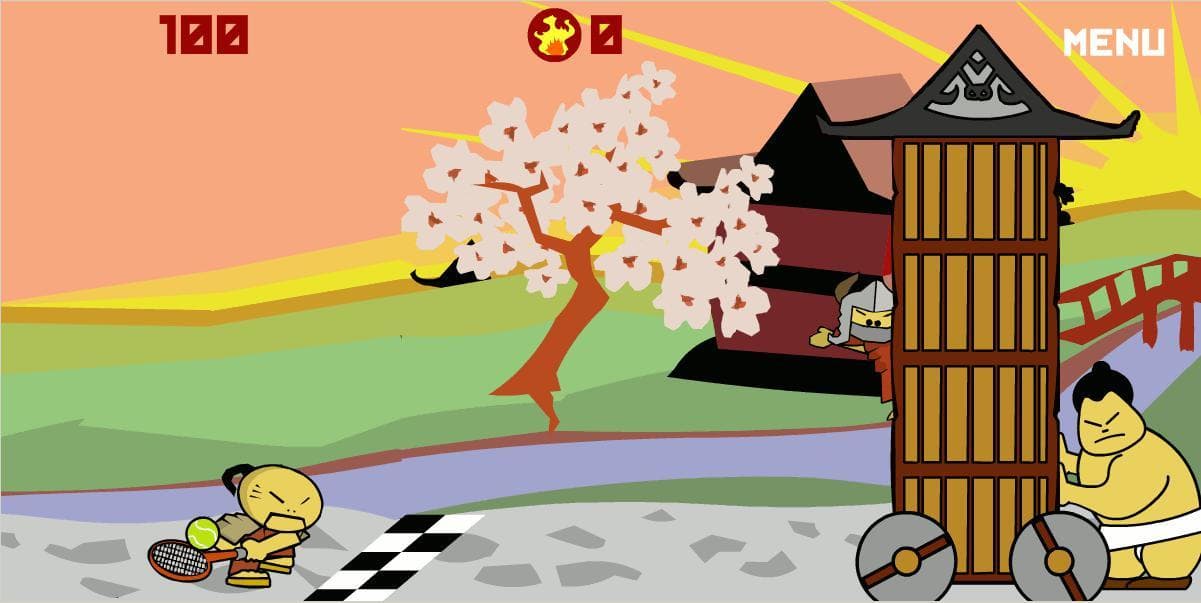SAMURAI TENNIS screenshot 2