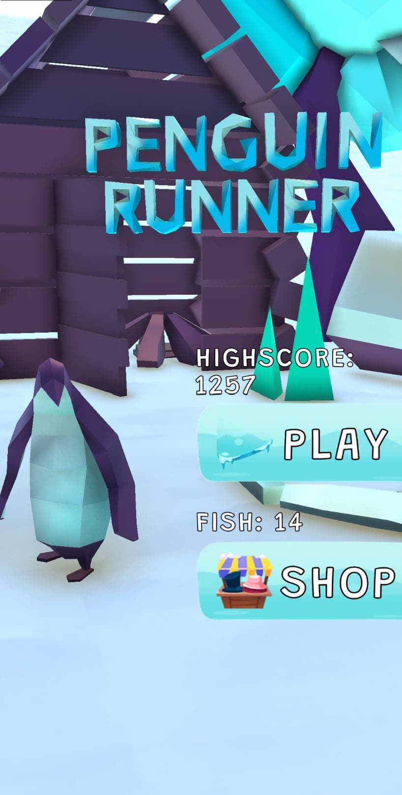 Penguin Runner Mobile Game (Android) screenshot 2