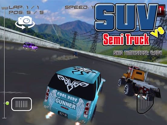 Suv Vs SemiTruck - Free 3D Racing Game screenshot 3