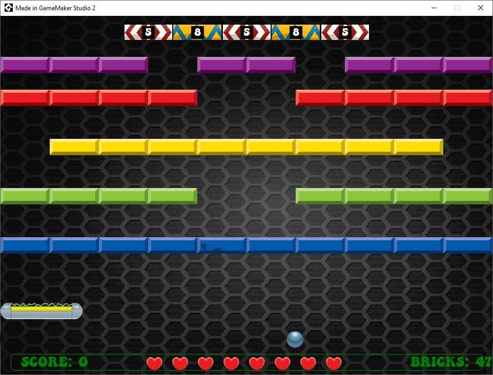Brick & Ball - Accessible Game - Simple Control System screenshot 4