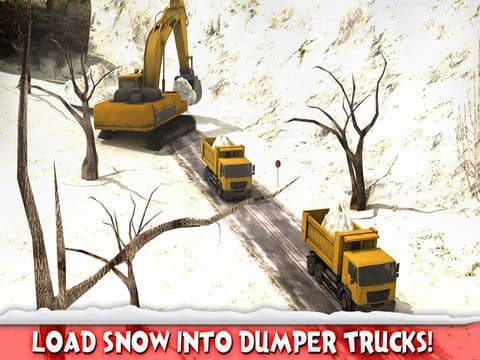 Snow Plow Rescue Truck Driving 3D Simulator screenshot 5
