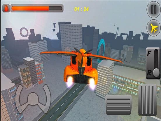 Sports Car Flying Simulator