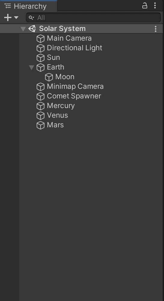 Solar System Project (ningptrsn) screenshot 2